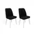 Hanah Home Set stolica Tutku-331 V4, 75x62x102 cm, 4 komada, Crne