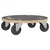 Transportna kolica 2 kom pravokutna O 38 x 11,5 cm 250 kg