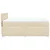 vidaXL vidaXL Box spring postelja z vzmetnico krem 160x200 cm blago, (21304886)