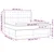 Vidaxl Box spring postelja z vzmetnico LED taupe 180x200 cm blago