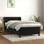Vidaxl Box spring postelja z vzmetnico črna 100x200 cm žamet