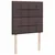 Vidaxl Box spring postelja z vzmetnico temno rjava 80x200 cm blago