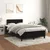 Vidaxl Box spring postelja z vzmetnico črna 120x200 cm žamet