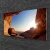 tulup.si Steklena slika Sun rock landscape 125x50 cm 4 obešalnika