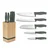 BERLINGER HAUS Set noževa sa stalkom BH-2751, 6 komada, Zeleni