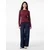 PIECES Majica bordo