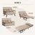 Homestar Sofa postelja 102x73x81 cm rjava