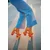 Kotalke Impala Sparkle Orange High Heel Rollerskates x Marawa