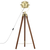 vidaXL Podna svjetiljka s tronošcem od masivnog drva manga 97 cm