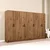 Hanah Home Ormar Kardelen 1600-121, 280x180x51,8 cm, , Braon