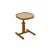 Hanah Home pomoćni sto Opus Kare 42, 42 cm, orah / travertin