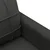 Vidaxl Trosed črn 180 cm blago