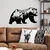 Wallity Zidna dekoracija Orso-1, 71x41 cm, 1.5 mm, Crna