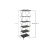 Conceptum Hypnose Polica 48x165x31cm Antracit