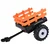Traktor bager AKU s prikolicom plavi