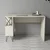 Hanah home Radni sto 120x78,8x60?cm Krem-Crni
