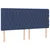 vidaXL Box spring postelja z vzmetnico moder 200x200 cm blago, (20761183)