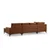 Atelier del Sofa Ugaona garnitura 90x90x200cm Kamel