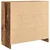 Komoda s ladicama staro drvo 80x34x76 cm konstruirano drvo