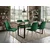 Jedilni stol SPLIT VELVET, zelena
