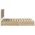 Krevet s od storage Sonoma hrast 140 x 200 cm Konstruirano drvo