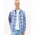 Tommy Jeans Srajca  kraljevo modra / rdeča / črna / bela