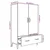 Visoka komoda siva boja betona 70x31x115 cm konstruirano drvo