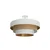 Plafonski luster WENTA 1xE27/60W/230V prečnik 50 cm bela/braon