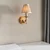 Endon 63653 - Zidna lampa STANFORD 1xE14/40W/230V mesing/bež