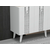 HANAH HOME Komoda Isil White Silver