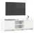 TV ormar 130 x 33 x 47 cm Bijela Konstruirano drvo