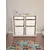 Hanah Home Višenamenska komoda Carla, 90 x84 x30 cm, Bela