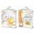 Faro posteljnina 2-delna Cuddles miška grey/yellow