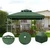 Venturo Gazebo zamensko platno 3x3m Zelena