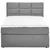 Carryhome POSTELJA BOXSPRING 100 cm x 200 cm , tekstil siva