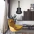 WallXpert metalni zidni ukras 5349, akustična gitara, 27 x 60 cm, crni