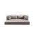 Atelier del Sofa Dvosed na razvlačenje Via Con, 200x80x100cm, Sivi