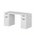 Hanah Home radni sto Alen 150cm 2 Drawer 2 Cabinet, 150 cm, beli