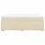Vidaxl Box spring postelja z vzmetnico krem 140x190 cm blago