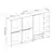 Hanah Home Ormar Kale - 7502