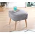 Atelier del Sofa Tabure 45x43x45cm, Svetlosivo