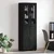 Highboard FLORIN Crna 60 x 35 x 182 cm Konstruirano drvo
