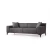 ATELIER DEL SOFA Sofa trosed Petra 3 Anthracite