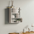 HANAH HOME Zidna polica Piramit White
