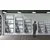 WallXpert metalni zidni ukras 5391, gole grane drveta u 4 vertikalno složena panela, 60 x 120 cm, crni