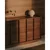Rjava komoda v orehovem dekorju 200x80x45 cm Onix – Kave Home
