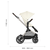 Cybex Kolica za bebe Eos Lux Moon Black, Crna