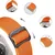 GS Najlonski pašček za Apple Watch 1/2/3/4/5/6/7/8/9/10/11/SE Ultra 1/2/3 42/44/45/46/49 mm, elastičen, oranžen