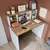 Hanah Home 2636 radni sto 100 × 105,8 × 55 cm, atlantski bor / bela