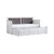 HANAH HOME Krevet Alacati White Anthracite